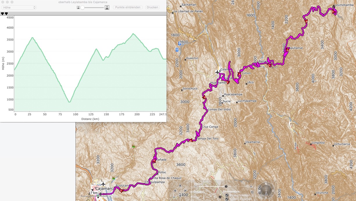 Route Leymebamba - Cajamarca